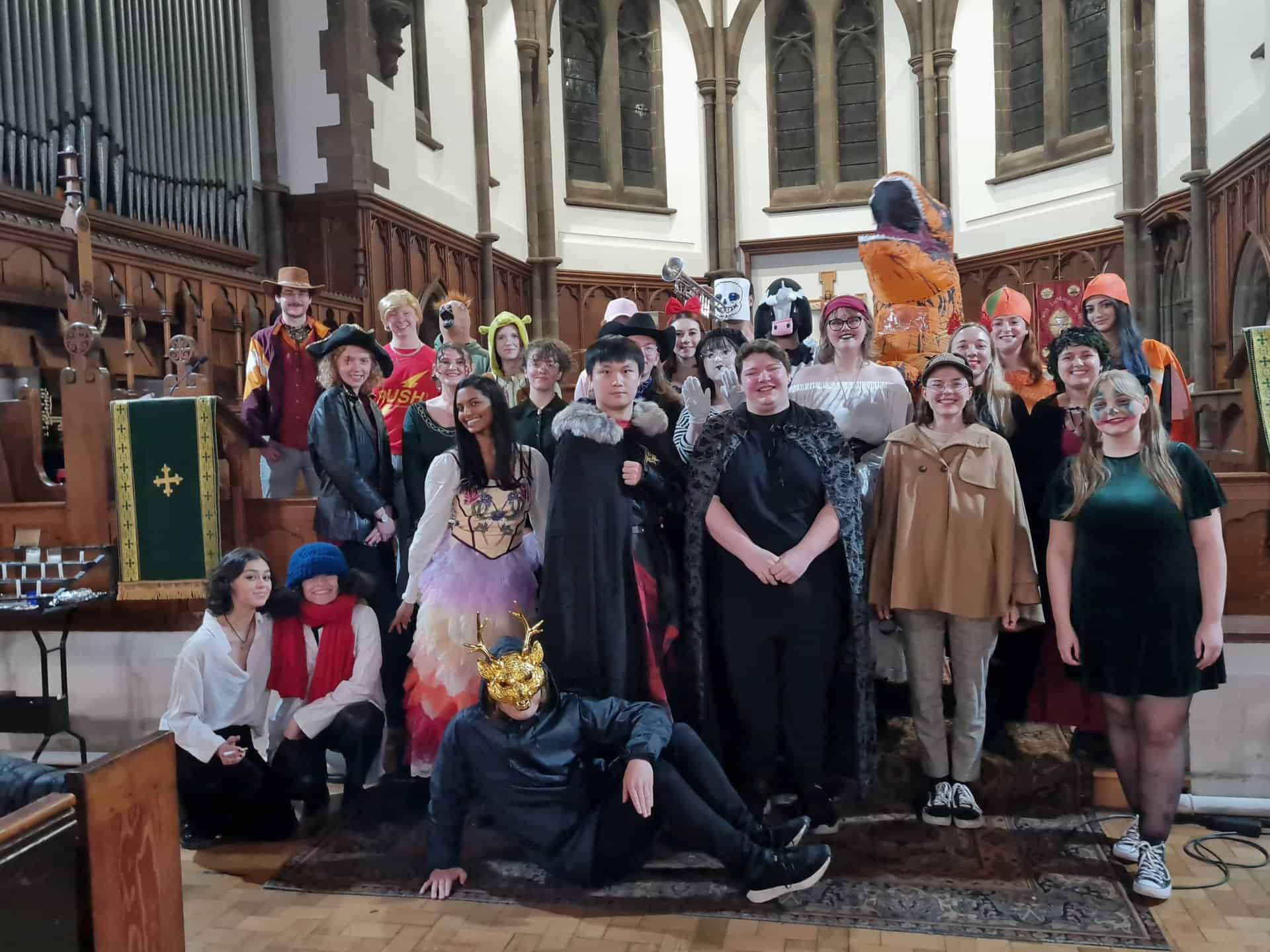 CAOS dressed up at Halloween